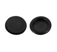 TOP-VIGOR 2Pcs 35mm Black Rubber Blanking Grommets Electrical Hole Wire Gaskets Cable Protectors for Plugs Car Boat Pump Plumbing Wiring