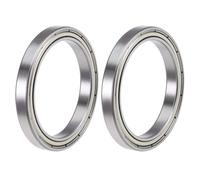 TOP-VIGOR 2Pcs 6809ZZ Deep Groove Ball Bearings - Z2 45mm x 58mm x 7mm