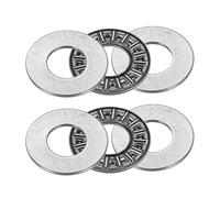 TOP-VIGOR 2Pcs AXK1226+2AS Needle Roller Thrust Bearings with 2 Washers, 12mmx26mmx2mm Bearing for Conveying Equipment, Automobiles, Pump, Machine Tools, Chromium Steel