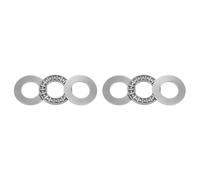 TOP-VIGOR 2Pcs AXK1528 Thrust Needle Roller Bearings with Washers, 15mmx28mmx2mm Bearing for Conveying Equipment, Automobiles, Pump, Machine Tools, Chromium Steel