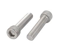 TOP-VIGOR 2Pcs Hexagon Socket Head Cap Screws, M10 x 45mm 304 Stainless Steel Replacement Machine Fastener Screws for Bicycle Motorcycle Repair, Professionals Landlords Repairmen