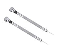 TOP-VIGOR 2pcs Micro Slotted Screwdriver 1mm Flat Head 90mm Length, Small Precision Screwdrivers for Electronics, Glasses, Watch, Computer and Small Appliance Repair