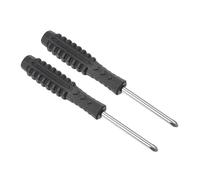 TOP-VIGOR 2pcs Mini Phillips Screwdriver 4mm Cross Head 109mm Length, Small Precision Screwdrivers with Non-Slip Handle for Electronics, Glasses, Watch, Computer and Small Appliance Repair