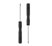 TOP-VIGOR 2pcs Mini Torx Screwdriver T5 Star Head 80mm Length, Small Precision Screwdrivers with Non-Slip Handle for Electronics, Glasses, Watch, Computer and Small Appliance Repair