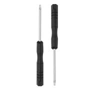 TOP-VIGOR 2pcs Mini Torx Screwdriver T6 Star Head 80mm Length, Small Precision Screwdrivers with Non-Slip Handle for Electronics, Glasses, Watch, Computer and Small Appliance Repair