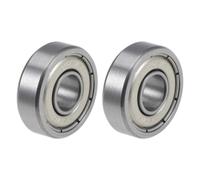 TOP-VIGOR 2Pcs R1660ZZ Deep Groove Ball Bearings - Z2 6mm x 16mm x 5mm