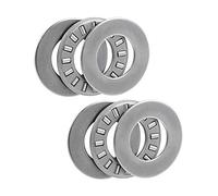 TOP-VIGOR 2Pcs TC815 Thrust Needle Roller Bearings with Washers, 1/2"x15/16"x5/64" Bearing for Conveying Equipment, Automobiles, Pump, Machine Tools, Chromium Steel