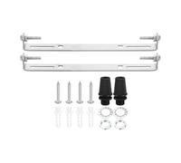 TOP-VIGOR 2Sets Light Fixture Ceiling Bracket, 180mm Ceiling Light Plate Kit, Light Fixture Mounting Bracket Plate Steel Crossbar for Home Office Pendant Wall Light, with Screw Washer Nut Kit