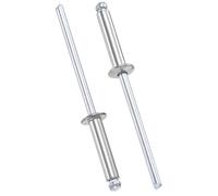 TOP-VIGOR 304 Stainless Steel Blind Rivets 3.2mm x 16mm, Pop Rivets for Metal, Steel Rivets with Pull Mandrel, Blind Rivets Set for Use with Rivet Gun, 50 Pack