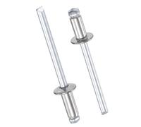 TOP-VIGOR 304 Stainless Steel Blind Rivets 4mm x 8mm, Pop Rivets for Metal, Steel Rivets with Pull Mandrel, Blind Rivets Set for Use with Rivet Gun, 50 Pack