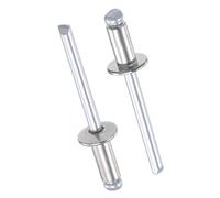 TOP-VIGOR 304 Stainless Steel Blind Rivets 5mm x 10mm, Pop Rivets for Metal, Steel Rivets with Pull Mandrel, Blind Rivets Set for Use with Rivet Gun, 50 Pack