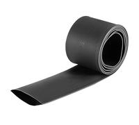 TOP-VIGOR 30mm x 1M Heat Shrink Tubing, 2:1 Heatshrink Sleeving Black | Waterproof Electrical Insulation Heat Shrink Tube for Electrical Insulation, Repairs, Wrap Cable, Wire Connectors