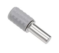 TOP-VIGOR 30Pcs 5x25mm Stainless Steel Shelf Bracket Pegs, Metal Shelf Support Pins with Rubber Sleeve, Cabinet Bookcase Cupboard Shelving Peg Holders for Wooden or Glass Shelves