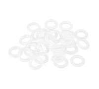 TOP-VIGOR 30Pcs Silicone O Rings, 15mm OD 8.8mm ID 3.1mm Width O Rings Sealing Gasket for Plumbing Washer Seal & Auto Quick Repair, White