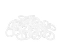 TOP-VIGOR 30Pcs Silicone O Rings, 18mm OD 11.8mm ID 3.1mm Width O Rings Sealing Gasket for Plumbing Washer Seal & Auto Quick Repair, White