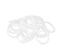TOP-VIGOR 30Pcs Silicone O Rings, 30mm OD 23.8mm ID 3.1mm Width O Rings Sealing Gasket for Plumbing Washer Seal & Auto Quick Repair, White