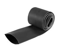 TOP-VIGOR 35mm x 1M Heat Shrink Tubing, 2:1 Heatshrink Sleeving Black | Waterproof Electrical Insulation Heat Shrink Tube for Electrical Insulation, Repairs, Wrap Cable, Wire Connectors
