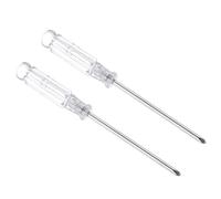TOP-VIGOR 3mm Cross Head Phillips Screwdriver 95mm Long 2pc | Small Precision Screwdrivers with Non-slip Handle for Electronics, Glasses, Watch, Computer and Small Appliance Repair