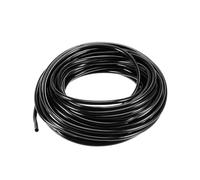 TOP-VIGOR 3mm ID 4mm OD Wire Harness Tubing, 30M Length PVC Tube for Wire Sheathing Wire Protection, Black