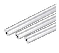 TOP-VIGOR 3Pcs 6063 Aluminum Round Tube, 8mm OD 4mm ID 300mm Length Seamless Aluminum Straight Tubing Metal Pipe for Industry DIY Projects