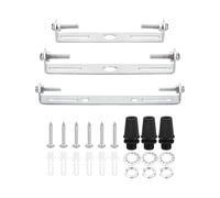 TOP-VIGOR 3Sets Light Fixture Ceiling Bracket, 90mm 105mm 120mm Ceiling Light Plate Kit, Light Fixture Mounting Bracket Plate Universal Steel Crossbar for Home Office Pendant Wall Light