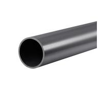 TOP-VIGOR 45mm ID 50mm OD PVC Rigid Round Pipe, 0.35M Length Plastic Tube, High Impact for DIY Decoration, Water Pipe, Aquarium, Fish Tank, Crafts, Decoration, Cable Sleeve, Light Grey