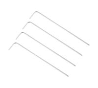 TOP-VIGOR 4Pcs 1/16" Ball End Hex Key Wrench, L Shaped Long Arm Allen Key for Household DIY, Professional Machine Repairing, CR-V