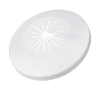 TOP-VIGOR 4pcs 15mm-25mm Pipe Cover Decoration, PP Plastic Escutcheon Pipe Collar for Water Pipe, Drain Line, Toilet Waste Pipe, Wall Pipe Entry Decoration Trim and Bathroom Plumbing White