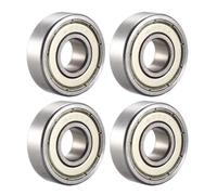 TOP-VIGOR 4Pcs 6000ZZ Deep Groove Ball Bearings - Z1 10mm x 26mm x 8mm
