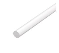 TOP-VIGOR 4Pcs Acrylic Round Rod, 3mm Diameter 200mm Length Clear Acrylic Dowel Rods Round Sticks, Solid Plastic PMMA Bar Strip for DIY Crafts Lighting Gardening Decorations Cake Topper Rod