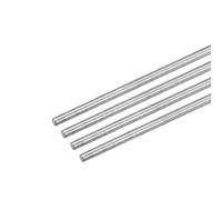 TOP-VIGOR 4Pcs M4 x 400mm Fully Threaded Rod, 304 Stainless Steel Right Hand Threads Rods, Fully Studding Rod Bar for Anchor Bolts, Clamps, Hangers and U-Bolts