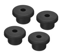 TOP-VIGOR 4Pcs Rubber Grommet 16mm Mount Dia Round T-Type Silicone Seal Flexible Hole Plug for Cable Pipe Cord Protection