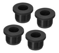 TOP-VIGOR 4Pcs Rubber Grommets 14mm Mount Dia Round T-Type Silicone Seal Flexible Hole Plugs for Cable Pipe Cord Protection