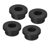 TOP-VIGOR 4Pcs Rubber Grommets 24mm Mount Dia Round T-Type Silicone Seal Flexible Hole Plugs for Cable Pipe Cord Protection