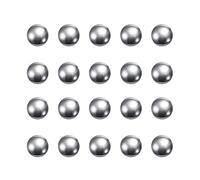 TOP-VIGOR 50Pcs 2mm Bearing Balls, Solid 304 Stainless Steel Ball G100 Precision Balls for Industrial Accessories, Bicycle Wheel, Skateboard Bearings