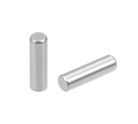 TOP-VIGOR 50Pcs 4mm x 12mm Dowel Pins Shelf Support Pegs, 304 Stainless Steel Cylindrical Shelf Support Pin Fasten Elements Silver Tone