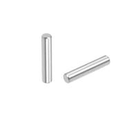 TOP-VIGOR 50Pcs 4mm x 20mm Dowel Pins Shelf Support Pegs, 304 Stainless Steel Cylindrical Shelf Support Pin Fasten Elements Silver Tone