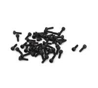 TOP-VIGOR 50Pcs Hexagon Socket Head Cap Screws, M1.6 x 5mm 12.9 Alloy Steel Replacement Machine Fastener Screws, Fully Thread for Bicycle Motorcycle Repair, Professionals Landlords Repairmen, Black