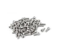 TOP-VIGOR 55Pcs Hexagon Socket Head Cap Screws, M3 x 8mm 304 Stainless Steel Replacement Machine Fastener Screws for Bicycle Motorcycle Repair, Professionals Landlords Repairmen