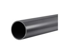 TOP-VIGOR 56.6mm ID 63mm OD PVC Rigid Round Pipe, 0.65M Length Plastic Tube, High Impact for DIY Decoration, Water Pipe, Aquarium, Fish Tank, Crafts, Decoration, Cable Sleeve, Light Grey
