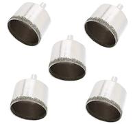 TOP-VIGOR 5Pcs 35mm Diamond Drill Bit Hole Saw, Hollow Core Drill Bit Hole Saw Tools, Hole Cutter Glass Center Pilot Drilling Bits for Glass Ceramics Porcelain Tile Stone Granite Marble