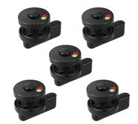 TOP-VIGOR 5Pcs 54mm Privacy Indicator Door Lock, Plastic Vacant Engaged Latch Indicating Lock for Public Partition Toilet Restroom Bathroom