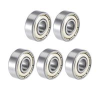 TOP-VIGOR 5Pcs 606ZZ Deep Groove Ball Bearings - Z2 6mm x 17mm x 6mm