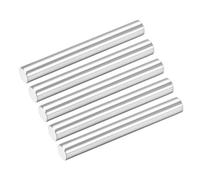 TOP-VIGOR 5Pcs 6mm x 50mm Dowel Pins Shelf Support Pegs, 304 Stainless Steel Cylindrical Shelf Support Pin Fasten Elements Silver Tone