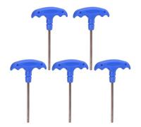 TOP-VIGOR 5Pcs H4 T-Handle Hex Key Wrench, 4mm S2 Steel T-Key Inner Hexagon Spanner Allen Key Allen Key Repair Tool