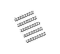 TOP-VIGOR 5Pcs M5 x 45mm Fully Threaded Rod, 304 Stainless Steel Right Hand Threads Rods, Fully Studding Rod Bar for Anchor Bolts, Clamps, Hangers and U-Bolts