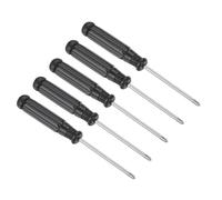 TOP-VIGOR 5pcs Mini Phillips Screwdriver 2.5mm Cross Head 95mm Length, Small Precision Screwdrivers with Non-Slip Handle for Electronics, Glasses, Watch, Computer and Small Appliance Repair