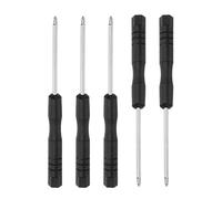 TOP-VIGOR 5pcs Mini Tri-Point Screwdriver 0.6mm Y-Type Head 80mm Length, Small Precision Screwdrivers with Non-Slip Handle for Electronics, Glasses, Watch, Computer and Small Appliance Repair