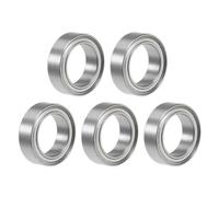 TOP-VIGOR 5Pcs MR128ZZ Deep Groove Ball Bearings - Z1 8mm x 12mm x 3.5mm