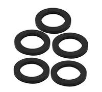 TOP-VIGOR 5Pcs Rubber Flat Washers, 30mm OD 20mm ID 3mm Thickness Heavy Duty Black Rubber Grommet Vibration Damping Pads Sealing Gasket Washers for Faucet Pipe Water Hose Fastener Bolt